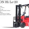 2024 TYPHON 2 Ton Rated Capacity Electric Forklift Lifter Lift Truck USA - Image 6