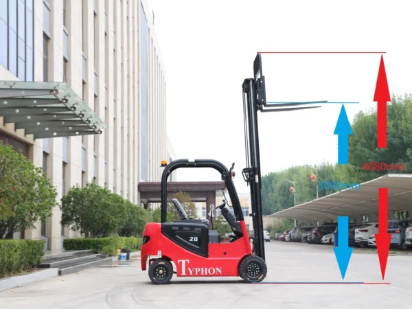 2024 TYPHON 2 Ton Rated Capacity Electric Forklift Lifter Lift Truck USA - Image 4