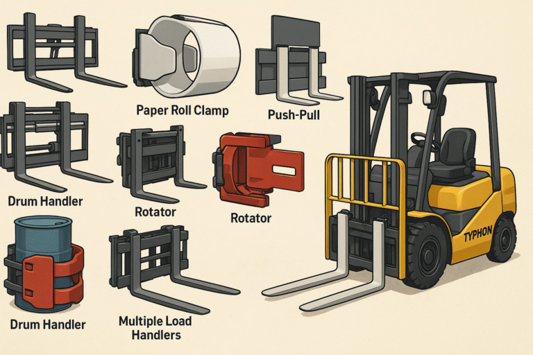 7 Forklift Attachments Types