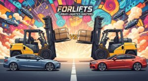 Forklifts Different from Automobiles