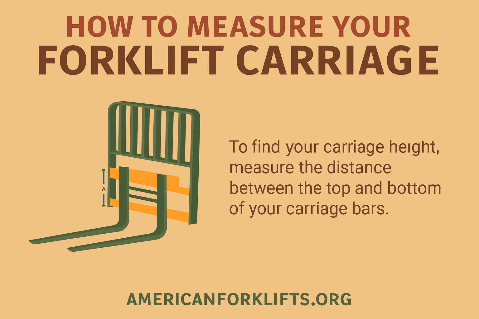How to Measure Your Forklift Carriage
