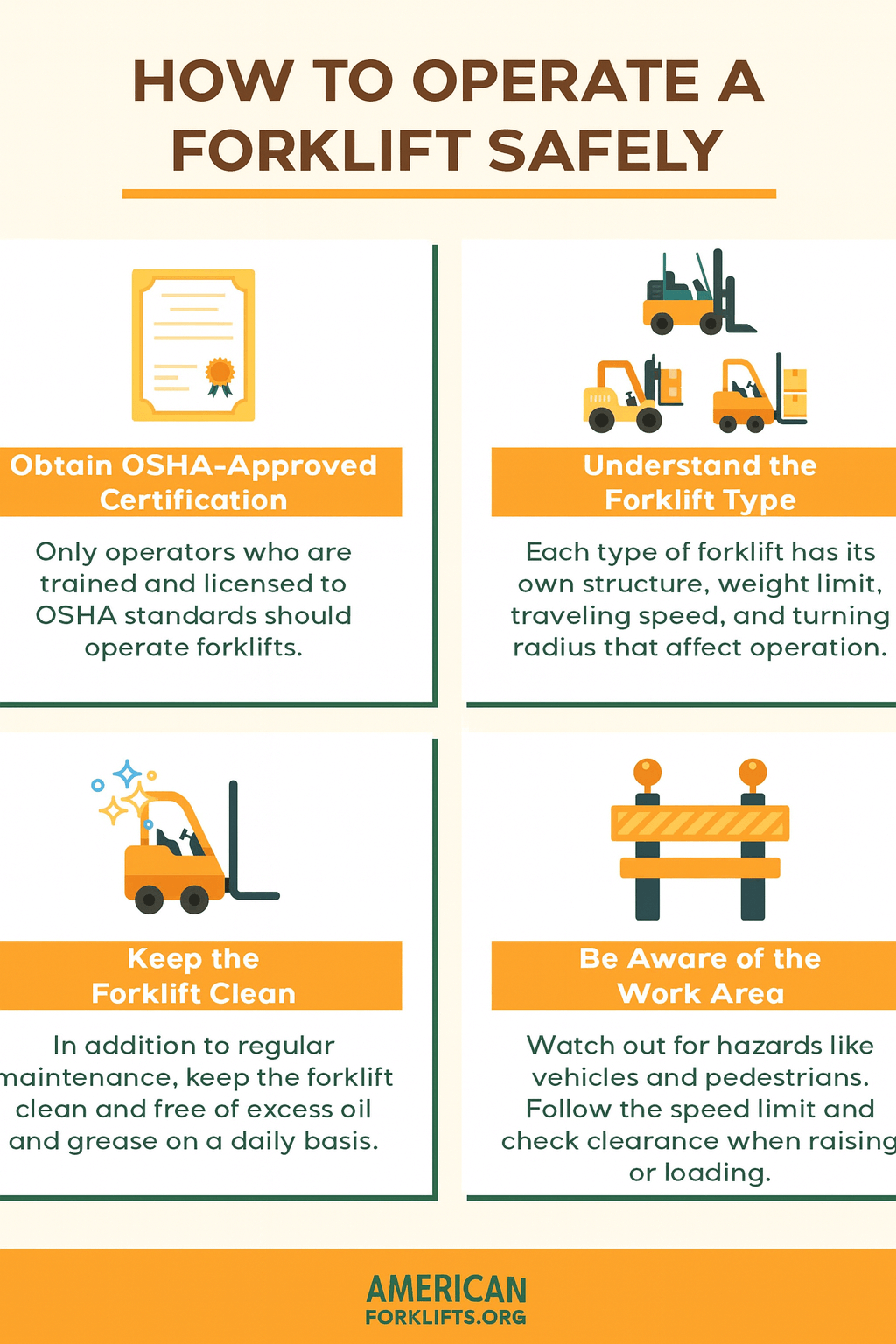 How to Operate a Forklift Safely