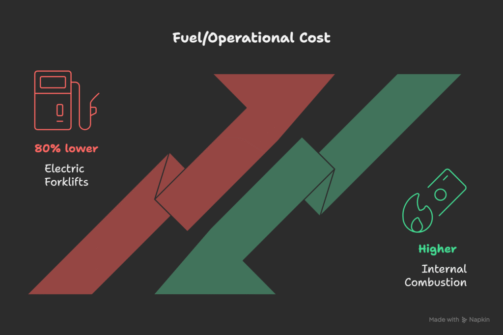 Electric Forklift Fleet Visual Image