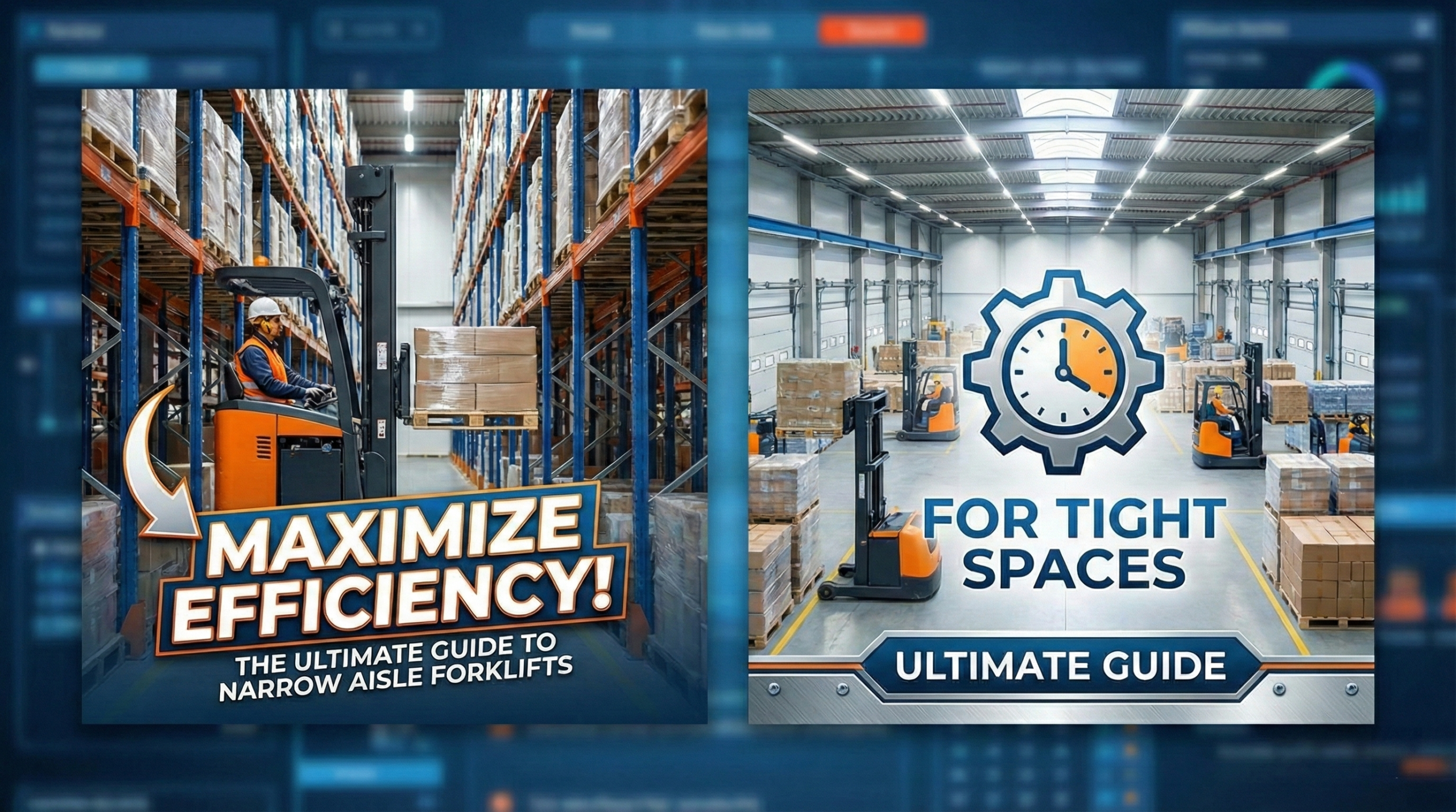 Narrow Aisle Forklift Reach Truck