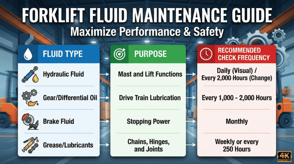 Electric forklift Hydraulic Oil Maintenance guide