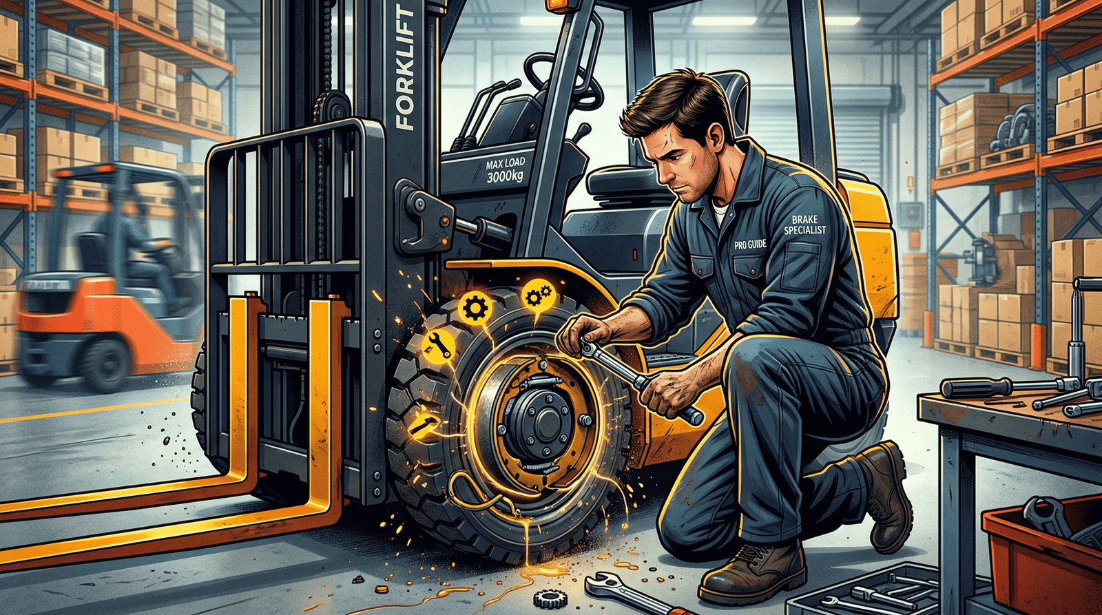 Fix Common Forklift Brake Issues Fast