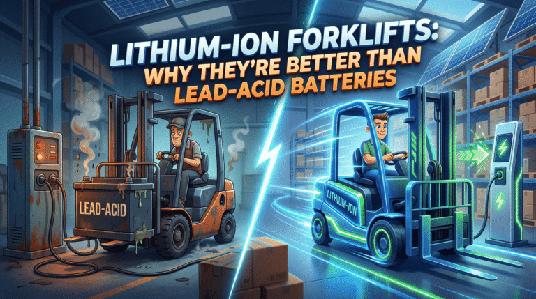 Lithium-Ion Forklifts Vs Lead-Acid Battery