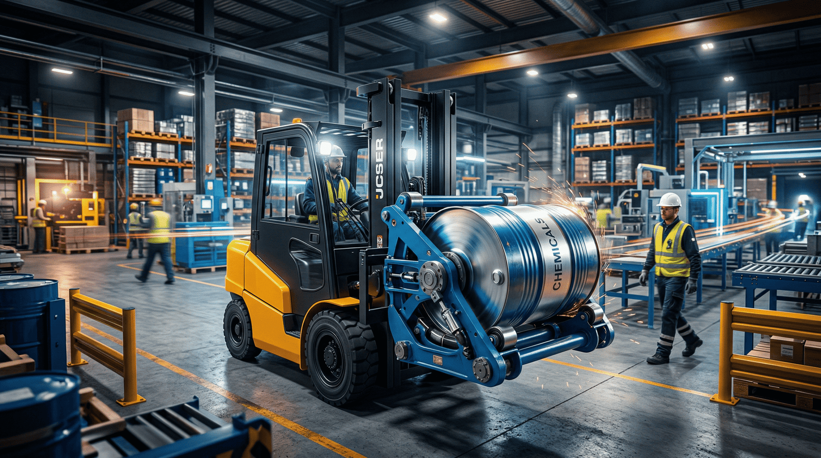 Rotatory attachments Drum Handling