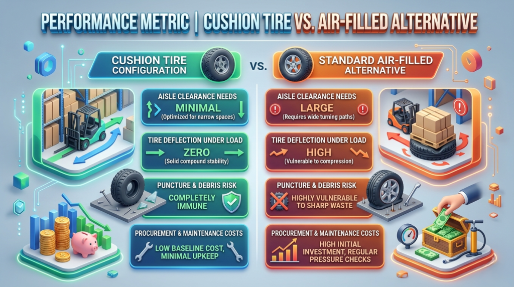 Cushion Tire Forklifts Comparison