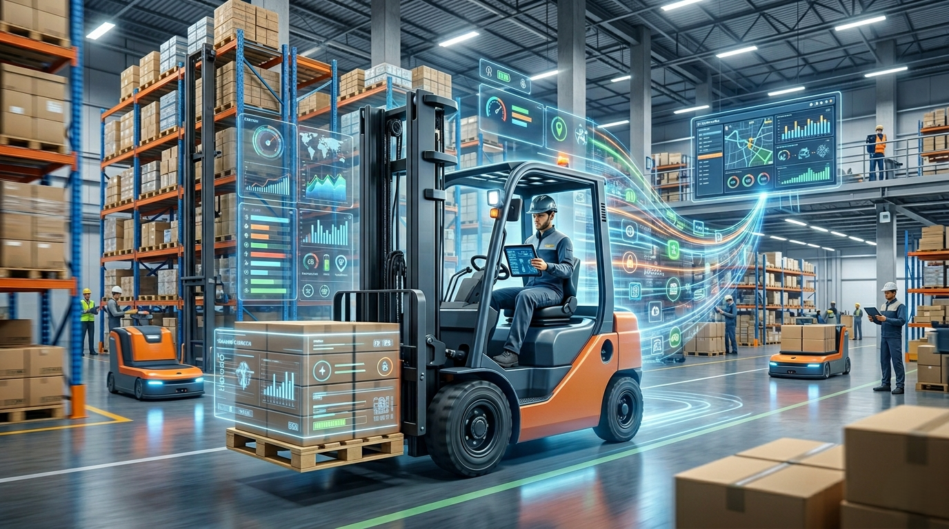 Unlock the power of Forklift Telematics! Track your fleet’s efficiency in real-time!