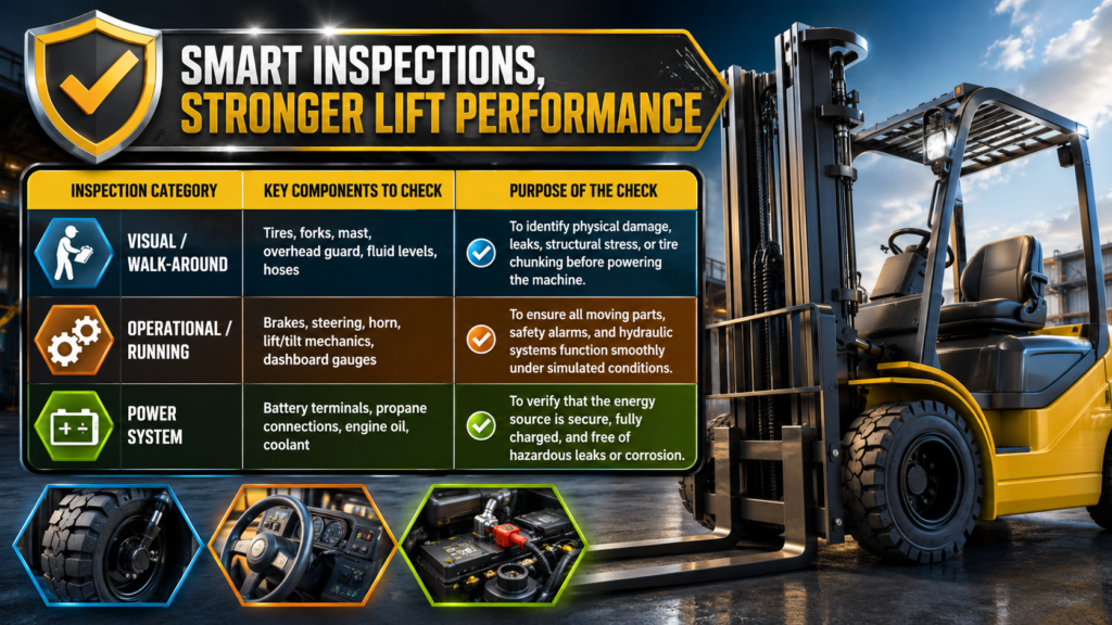 Forklift Safety Checklist Table