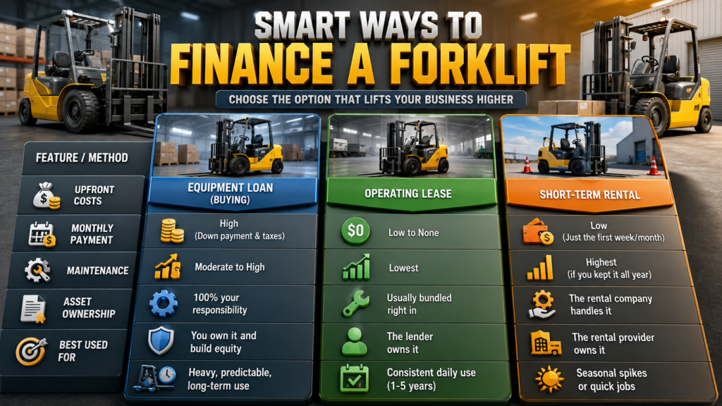 Finance a Forklift Table
