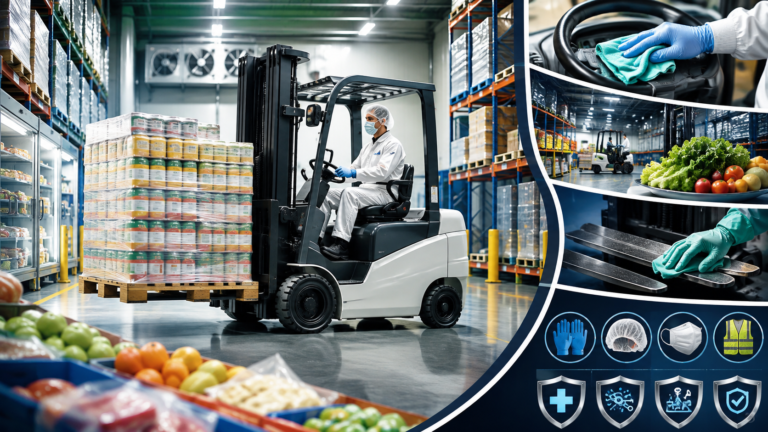 Food and beverage warehouse forklifts