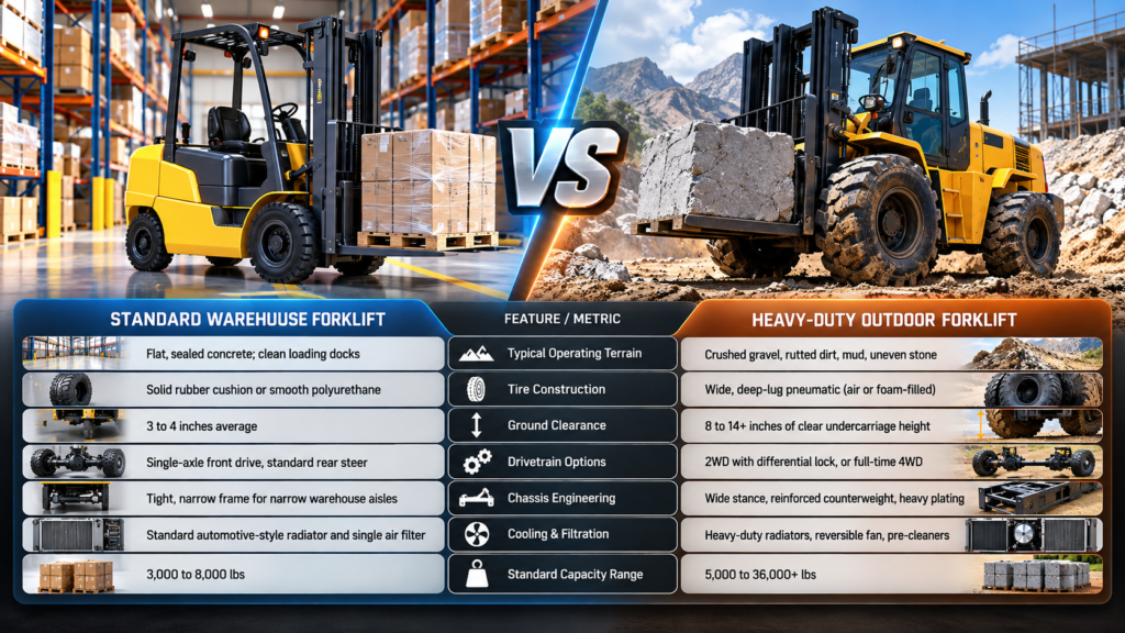 Outdoor Forklifts Table