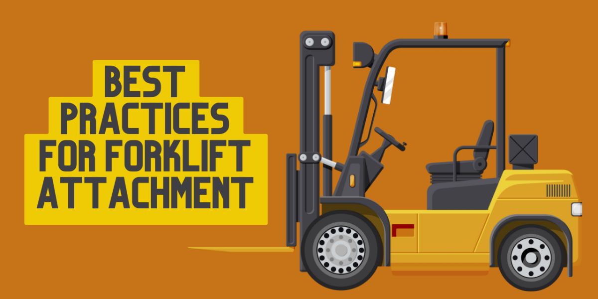 what is required when using attachments on a forklift